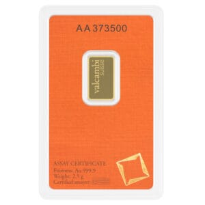 Valcambi Suisse 2.5 Grams Gold Bar 24KT
